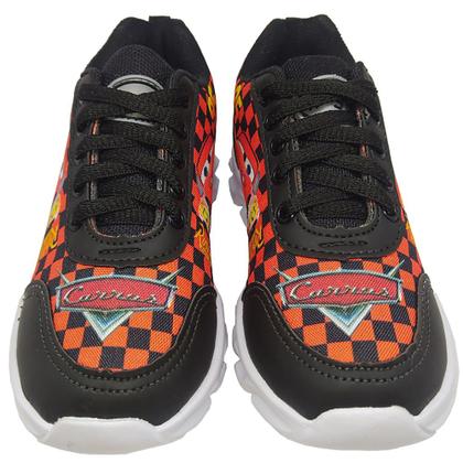 Imagem de Tênis Infantil Led Masculino Meninos Kid Star Carros Mcqueen