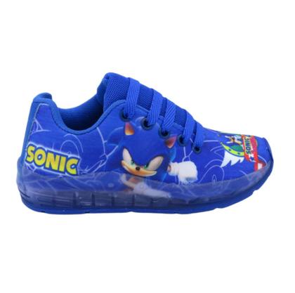 Imagem de tenis infantil led masculino sonic bicolor