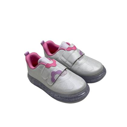 Imagem de Tênis Infantil Led Pampili Menina 483045000 Branco