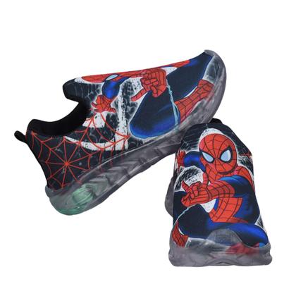 Imagem de Tênis Infantil Led Slip On Personagem/Super Heróis +Óculos+Relógio+Boné+Boneco+Caneca