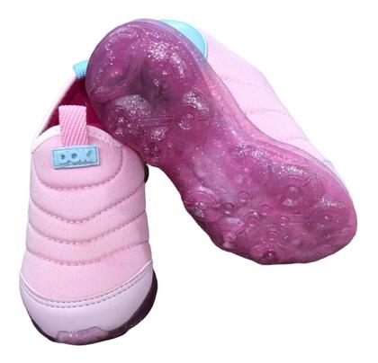 Imagem de Tenis Infantil Luisinha Led Confortavel Calce Facil Dok