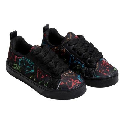 Imagem de Tênis Infantil Masculino Casual Colegial CM Gamer Leve Confortável Meninos