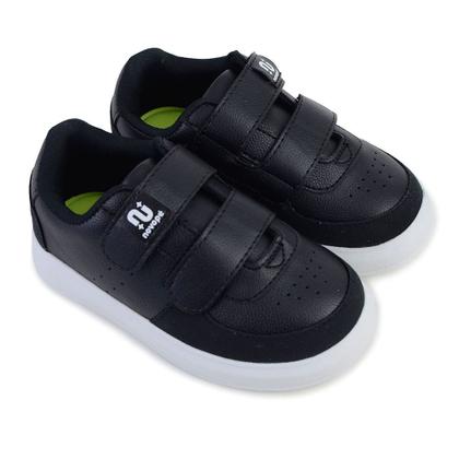 Imagem de Tênis Infantil Masculino Novopé Preto e Branco - 9800