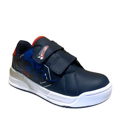 Imagem de Tênis Infantil Masculino Via Vip DC W4010 com tiras autocolantes Super-Heróis