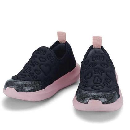 Imagem de Tênis Infantil Menina Bibi Flash Lycra - Azul/Rosa