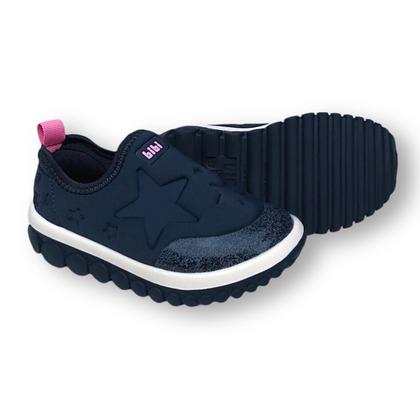 Imagem de Tênis Infantil Menina Bibi Roller 2.0 Naval Com Estrela