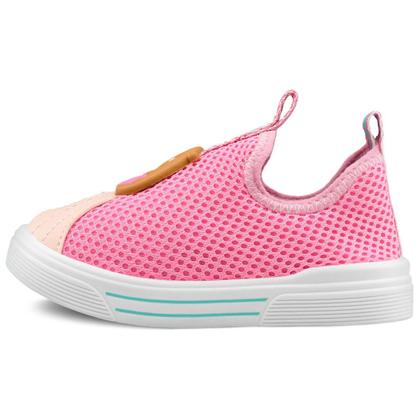 Imagem de Tênis Infantil Menina Calce Fácil Rosa Capivara Mz Shoes