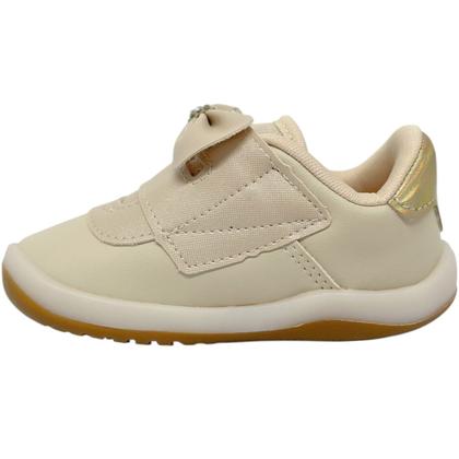 Imagem de Tênis Infantil Menina Casual Retro Dia a Dia Passeio Escola com Laço e Strass Conforto Kidy 008-1650