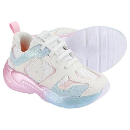 Imagem de Tenis Infantil Menina com Design Leve Moderno Bibi Pegasus