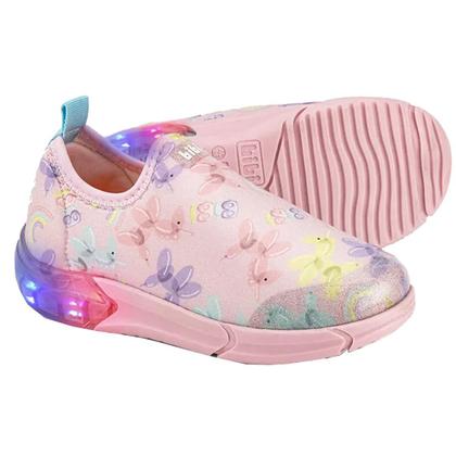Imagem de Tenis Infantil Menina Conforto Luz Bibi Space
