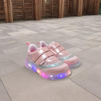 Imagem de Tenis Infantil Menina Luz Led Conforto Liz Luz Pampili