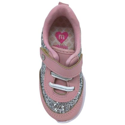 Imagem de Tenis Infantil Menina Moderno Glitter Luz de LED Molekinha