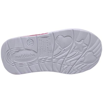 Imagem de Tenis Infantil Menina Moderno Glitter Luz de LED Molekinha