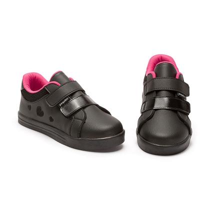 Imagem de Tênis Infantil Menina Pequito Jogging Esportivo Escolar Confortável Leve Macio Antiderrapante Calce Fácil