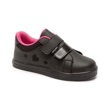 Imagem de Tênis Infantil Menina Pequito Jogging Esportivo Escolar Confortável Leve Macio Antiderrapante Calce Fácil