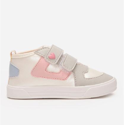 Imagem de Tênis Infantil Menina Pimpolho Street Urban Branco 0120484C