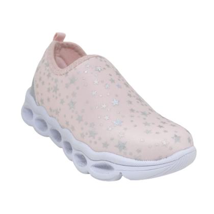 Imagem de Tenis Infantil Menina sem Cadarço com Luz Led que Pisca Leve