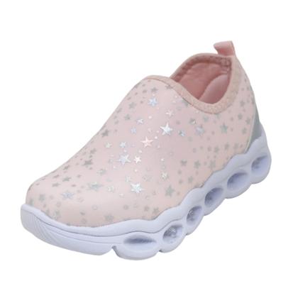 Imagem de Tenis Infantil Menina sem Cadarço com Luz Led que Pisca Leve