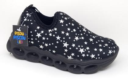 Imagem de Tenis Infantil Menina sem Cadarço com Luz Led que Pisca Leve