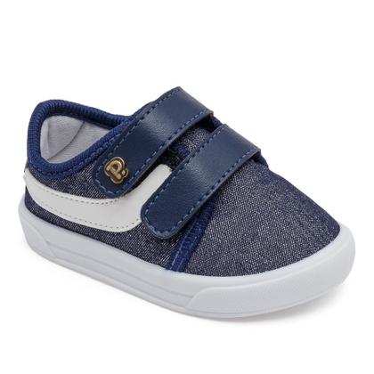 Imagem de Tênis Infantil Menino Anatômico sem Cadarço Pimpolho 16 a 21