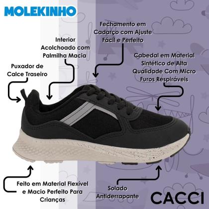 Imagem de Tênis Infantil Menino Conforto Casual Moderno Molekinho