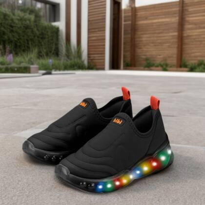 Imagem de Tênis Infantil Menino Conforto Luz LED Celebration Bibi