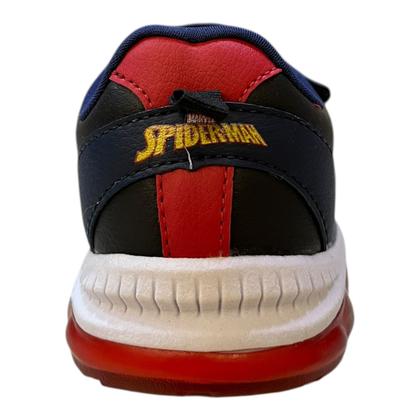 Imagem de Tenis Infantil Menino Disney Personagem Homem Aranha Led Calce Fácil Autocolante Msp11dy Marinho