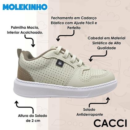 Imagem de Tênis Infantil Menino Fácil Calce Conforto Leve Molekinho