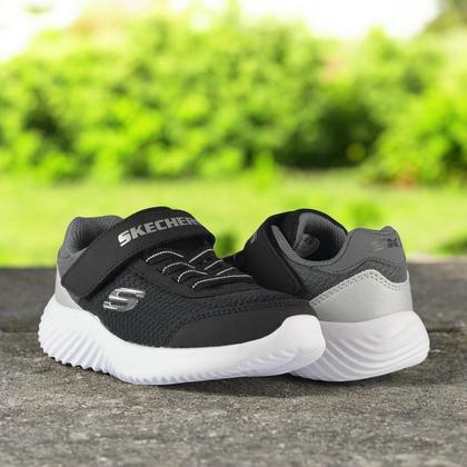 Imagem de Tênis Infantil Menino Fácil Calce Leve Skechers Kids Bounder