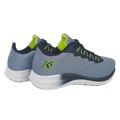 Imagem de Tênis Infantil Menino Kidy Energy Respi-Tec Marinho/Amarelo Neon