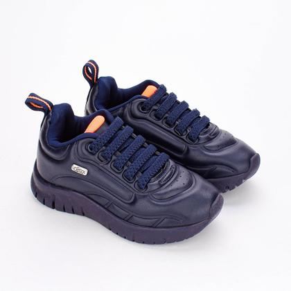 Imagem de Tênis Infantil Menino Kidy Ultra Flex Calce Fácil Azul Marinho