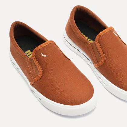 Imagem de Tênis Infantil Menino Reserva Mini Rmi Canvas Slip Lona Camel