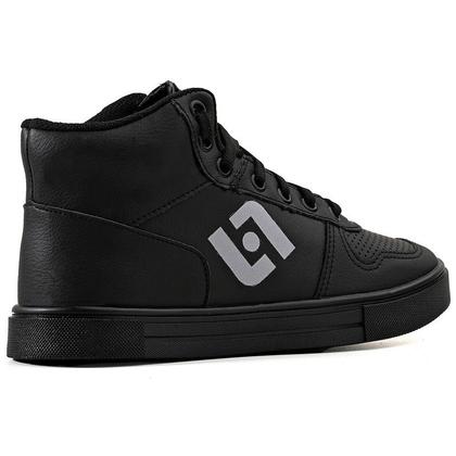 Imagem de Tenis Infantil Meninos Botinha Cano Alto Escolar Casual Basico + Oculos Relogio