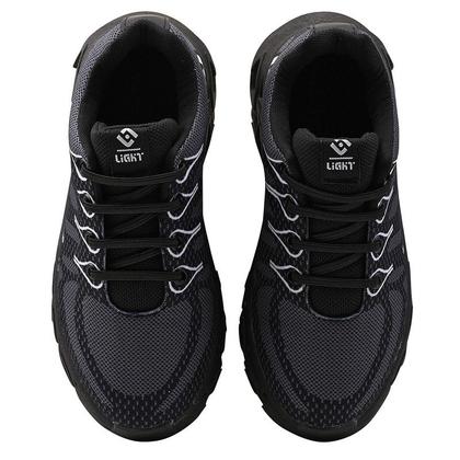 Imagem de Tenis Infantil Meninos Casual Preto Escolar Confortavel Calce Facil