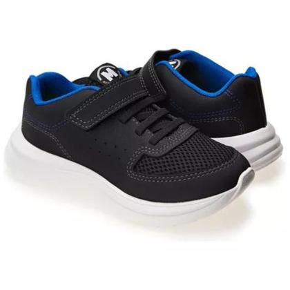 Imagem de Tênis Infantil Meninos Molekinho 2850310 com tiras autocolantes e Cadarço Elástico