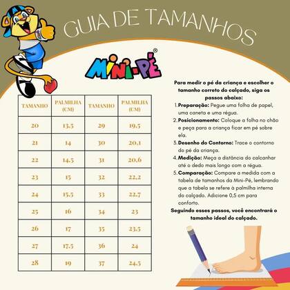 Imagem de Tênis Infantil Minipé Com Led Colorir + Canetinha Luizinha MP2516