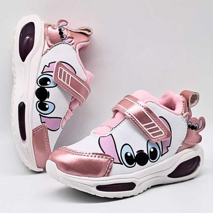 Imagem de Tênis Infantil Minipé Meninas Sticti Casual Com Led Mp2516