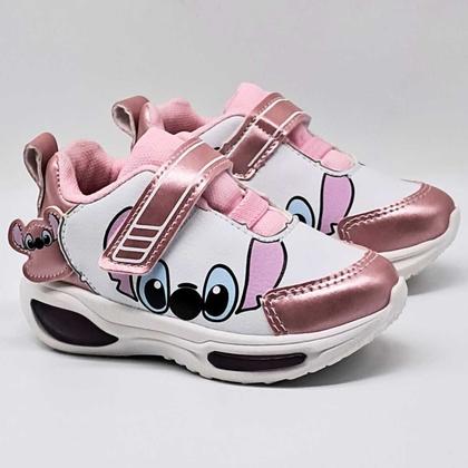Imagem de Tênis Infantil Minipé Meninas Sticti Casual Com Led Mp2516