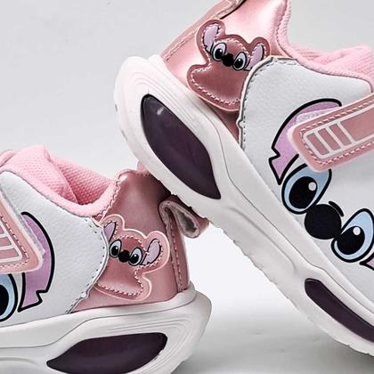 Imagem de Tênis Infantil Minipé Meninas Sticti Casual Com Led Mp2516