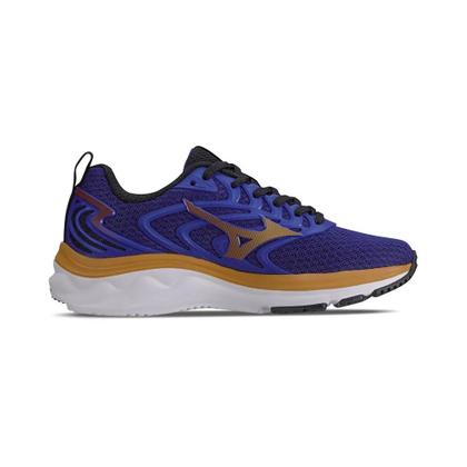 Imagem de Tênis Infantil Mizuno Space 4 Junior - Azul/amarelo