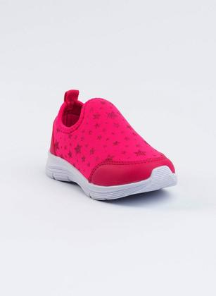 Imagem de Tênis Infantil Molekada Menina Pink Slip On Estrelas