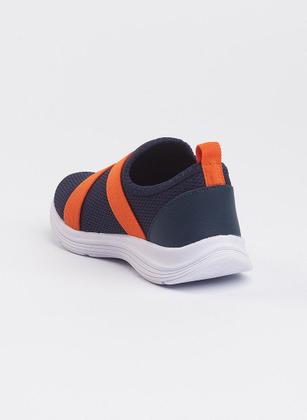 Imagem de Tênis Infantil Molekada Menino Marinho Com Faixa Slip On