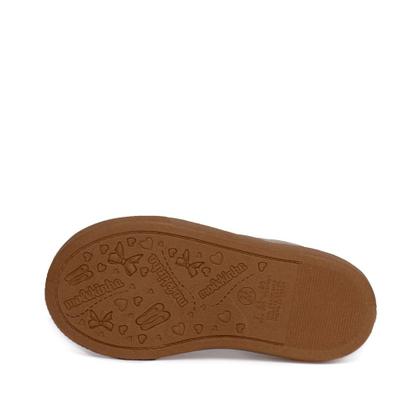 Imagem de Tênis Infantil Molekinha Casual Calce Fácil Branco/Dourado