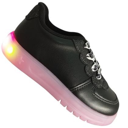 Imagem de Tenis Infantil Molekinha Casual Led Luz Menina 2742.203