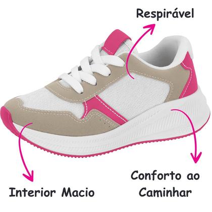 Imagem de Tênis Infantil Molekinha Feminino Moderno Fashion Confortável