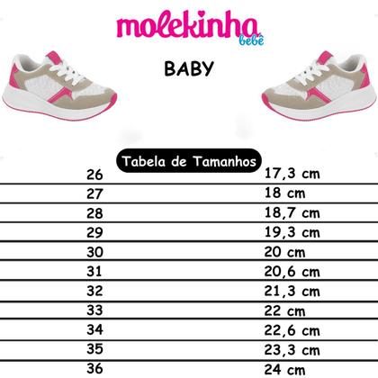 Imagem de Tênis Infantil Molekinha Feminino Moderno Fashion Confortável