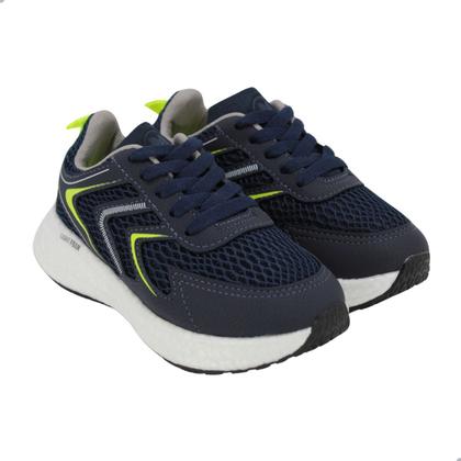 Imagem de Tênis Infantil Molekinho Bangladesh Marinho e Branco