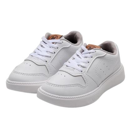 Imagem de Tenis Infantil Molekinho Branco Masculino Palmilha Macia