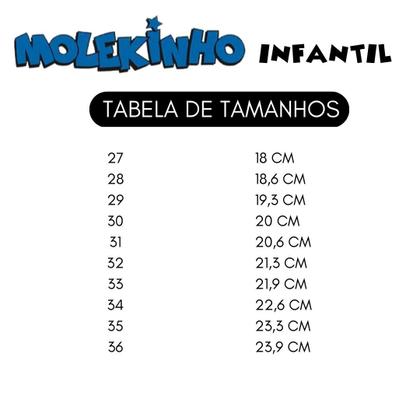 Imagem de Tênis Infantil Molekinho Casual Cano Alto Cadarço Branco