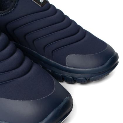 Imagem de Tênis Infantil Novopé Sem Cadarço Marinho/Laranja